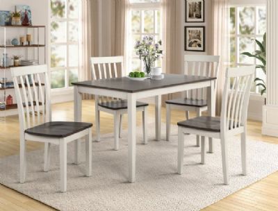 Brody Grey/White Dining Table